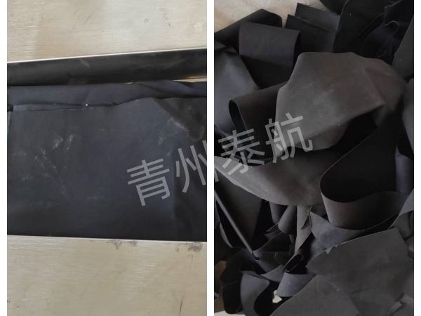 电极片切断效果对比