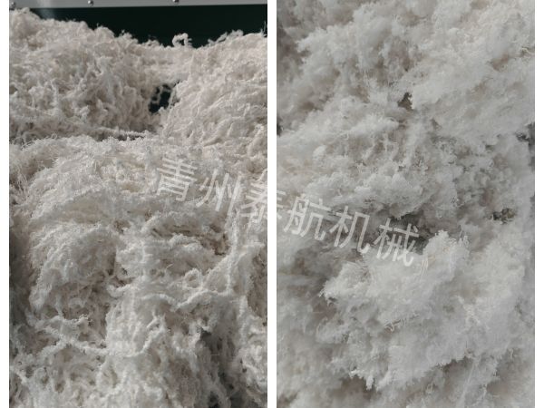 棉线切碎效果对比